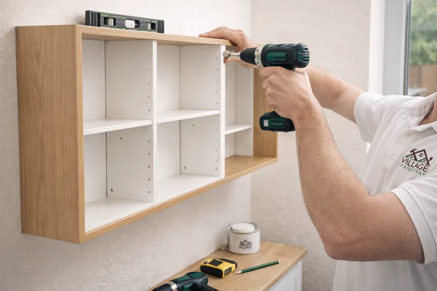 Shelving and flat-pack assembly by Village Handyman
