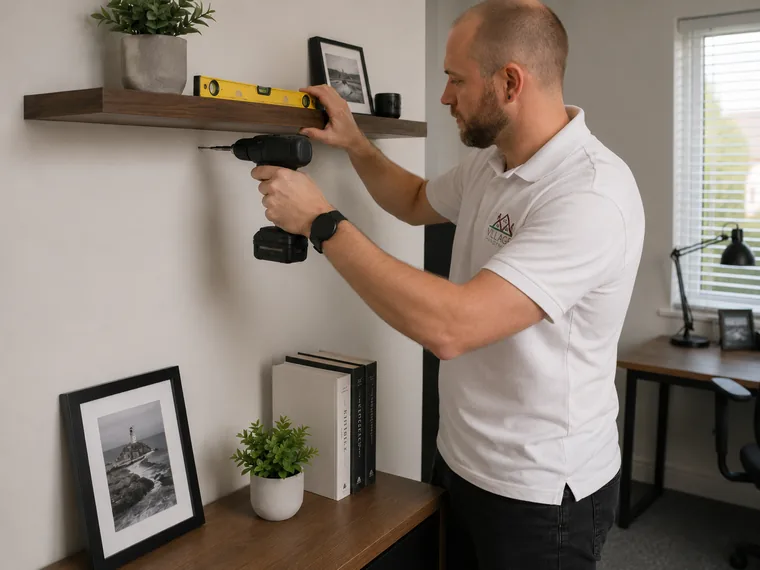 Village Handyman at work on a home repair